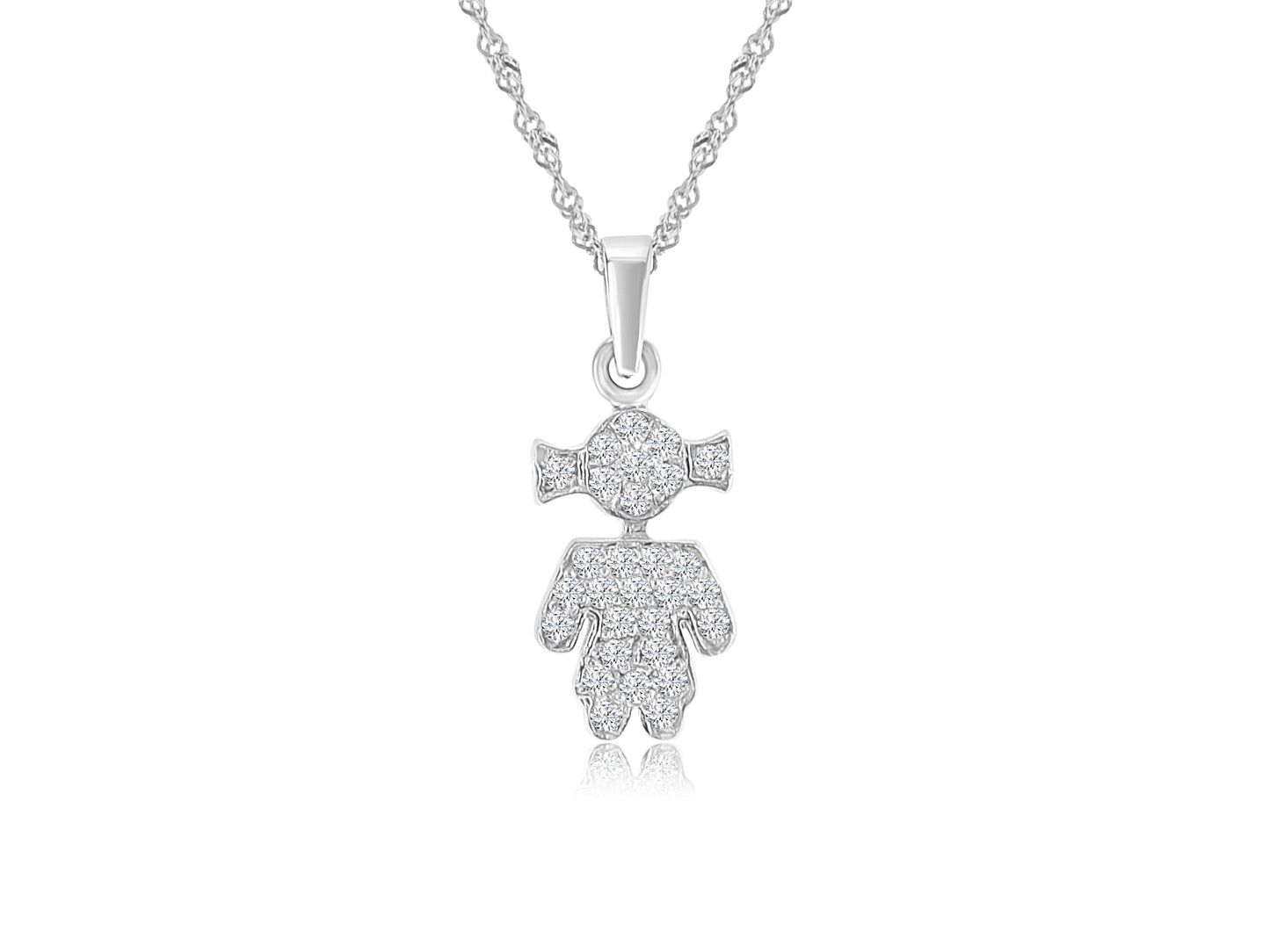 Classic doll necklace