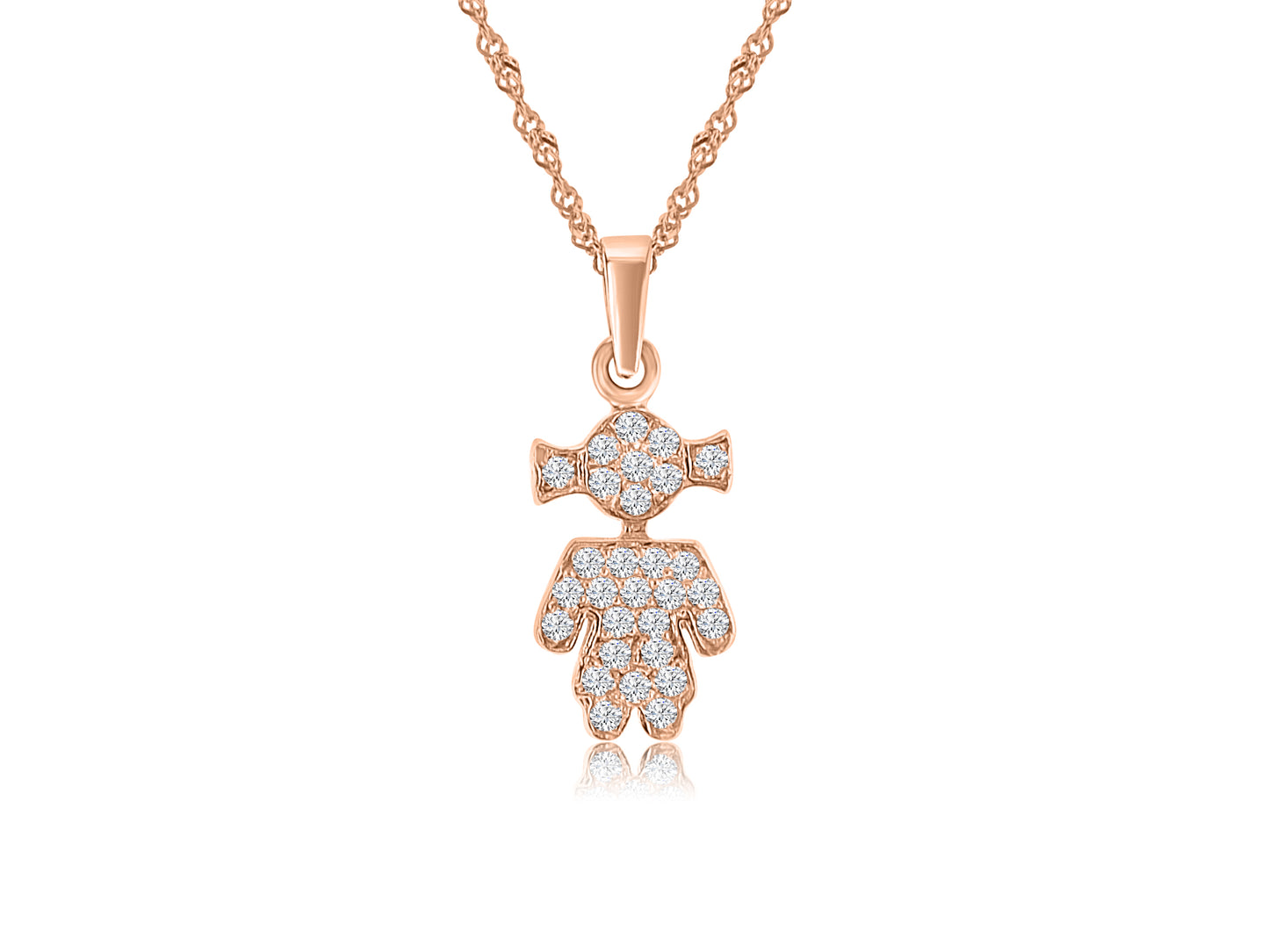 Classic doll necklace