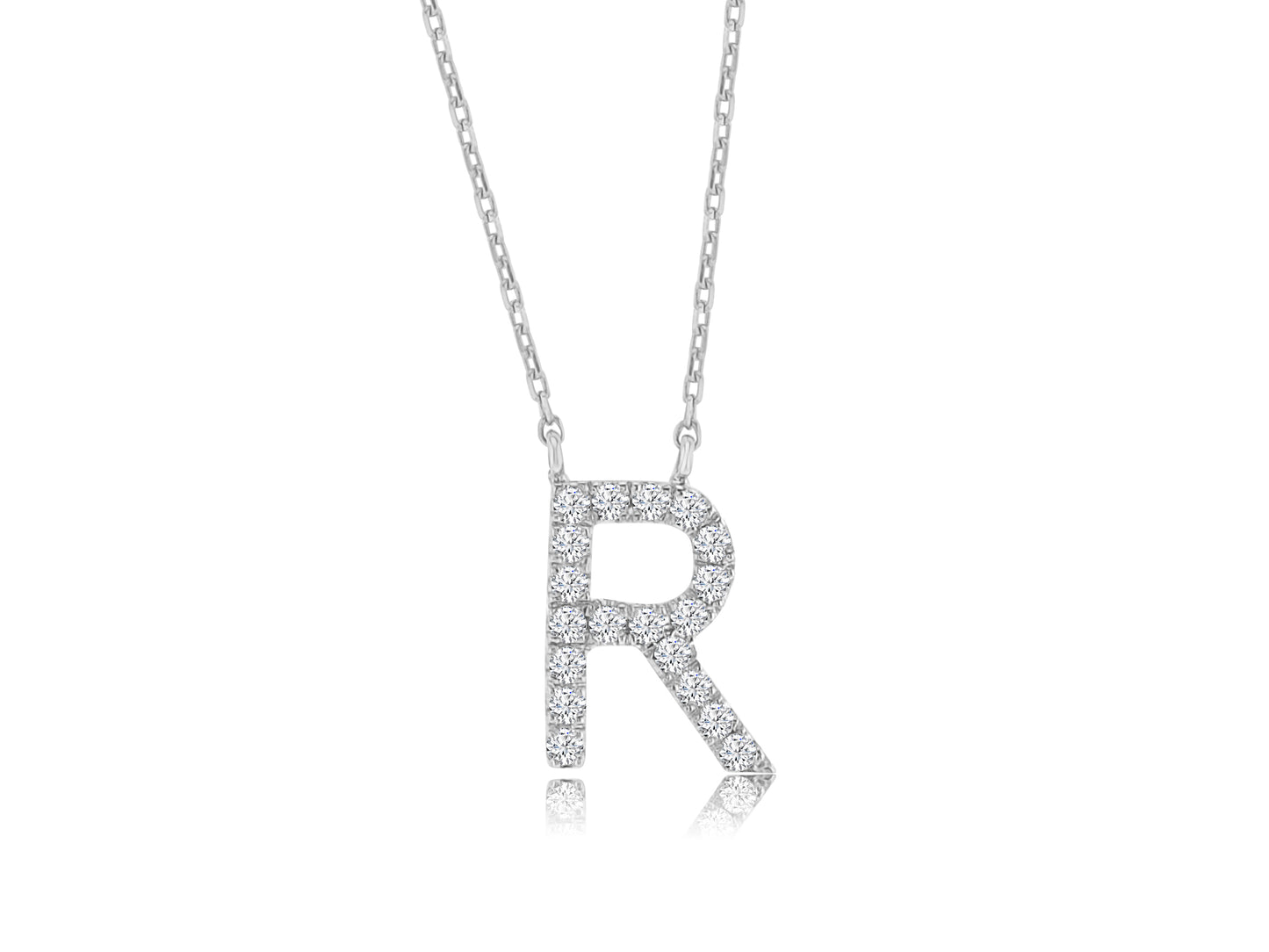 R shaped necklace