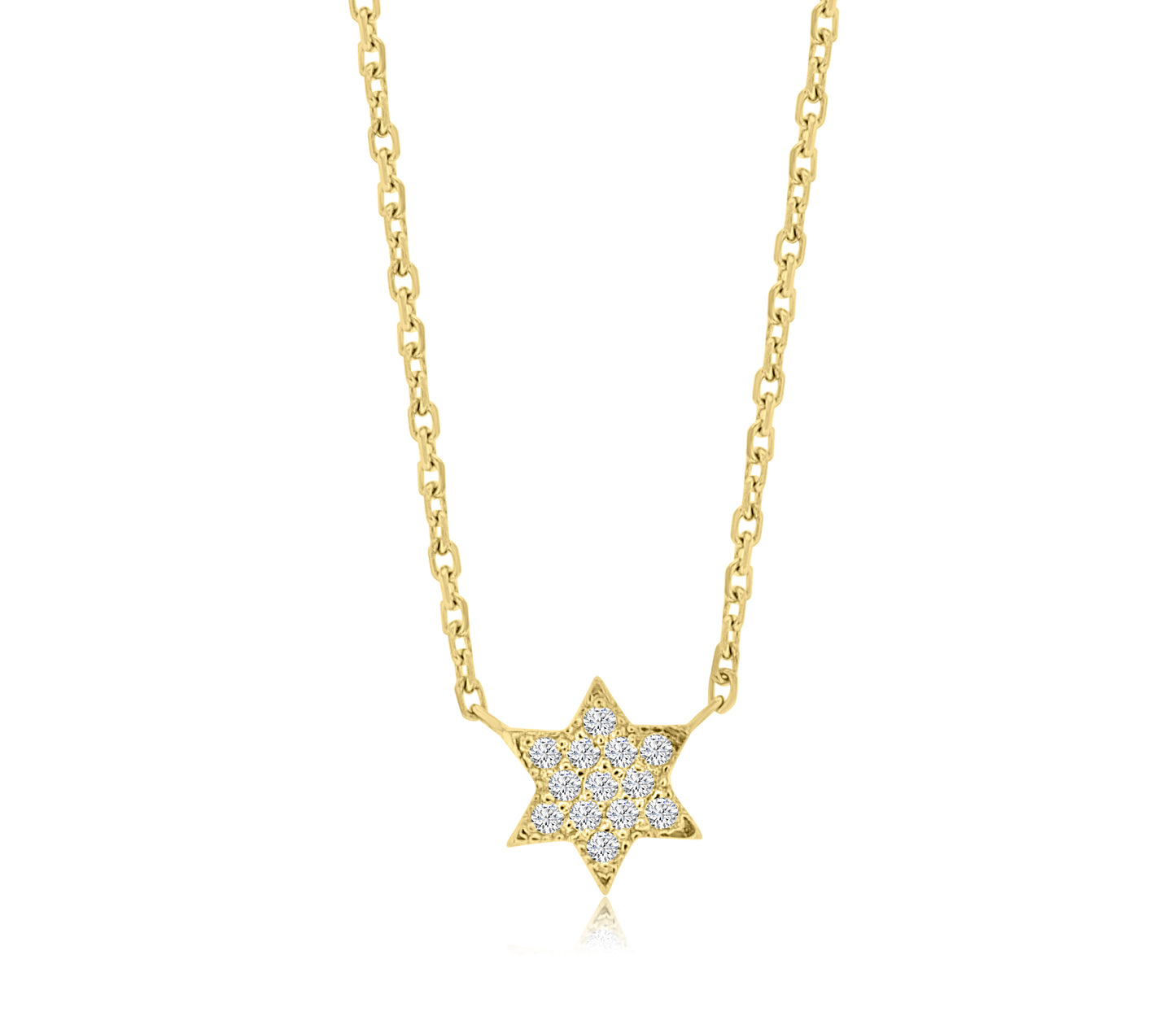 Star of david necklace