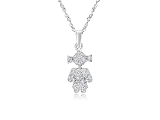 Classic doll necklace
