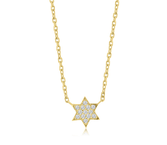 Star of david necklace